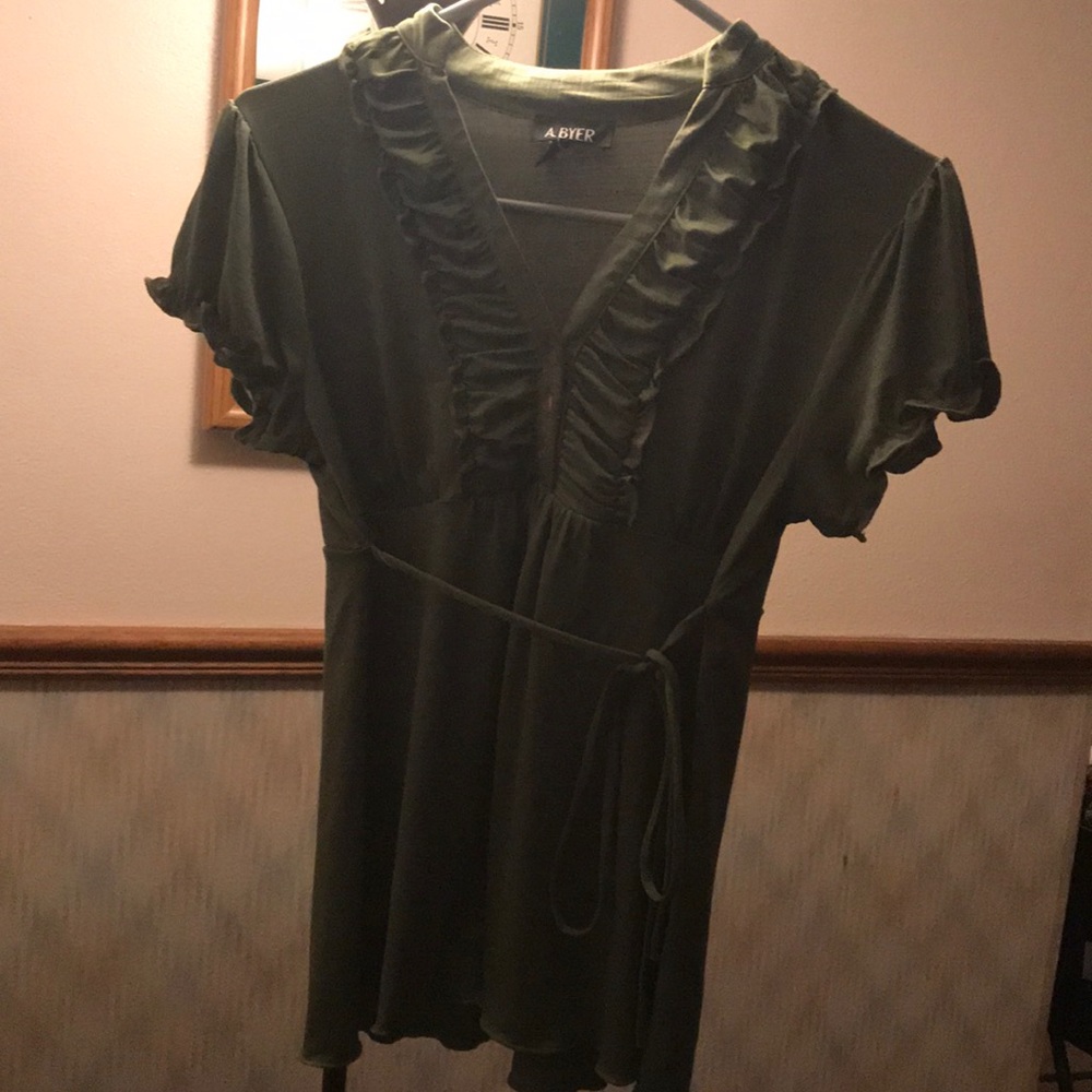 Green shirt